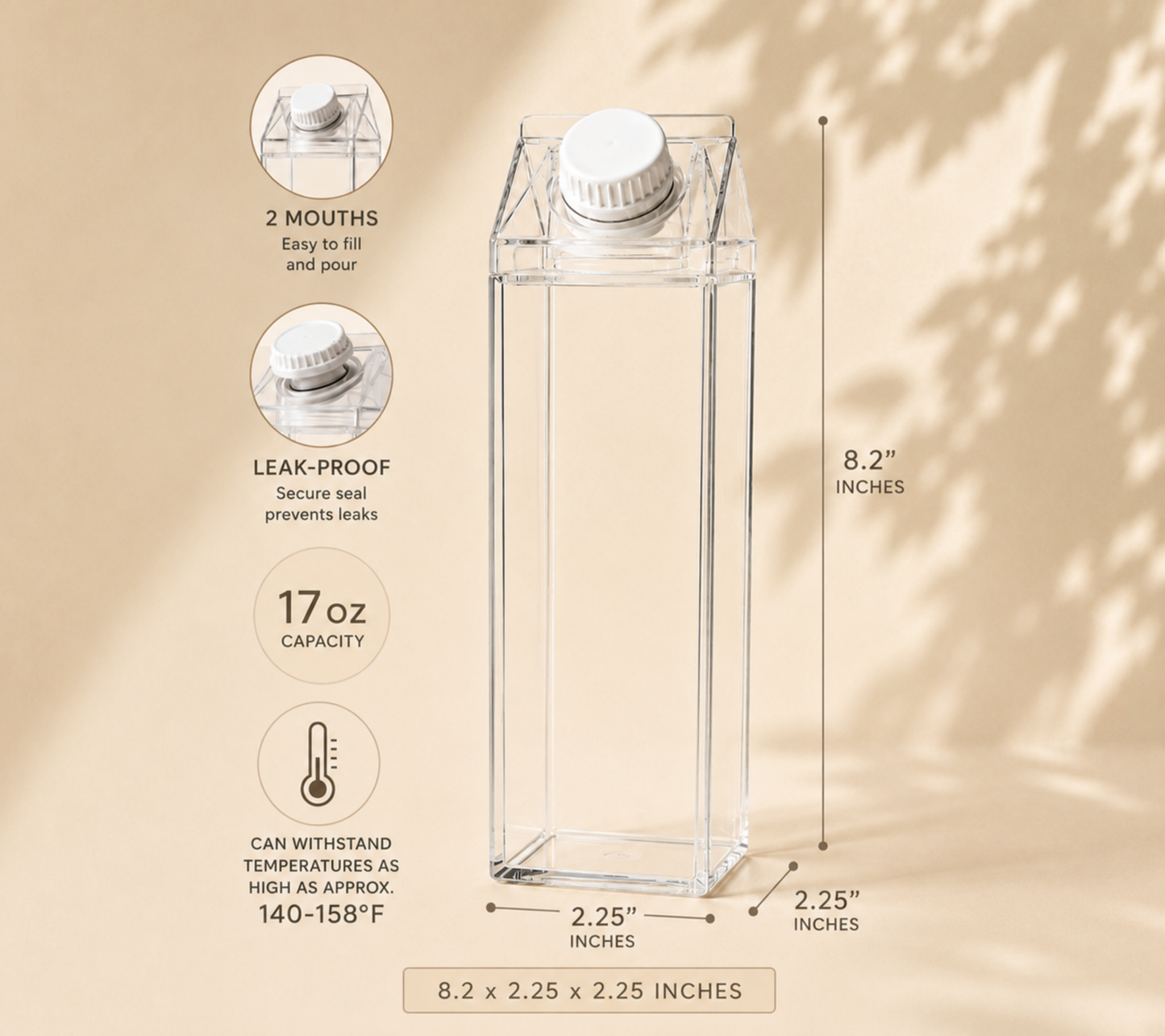 The Legacy | Acrylic Milk Carton